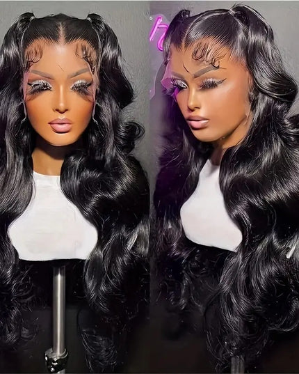 Fashionlu Dumere Front Lace Fashion Wavy Long Curly Hair Women's Wig