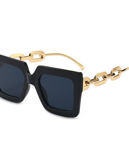 demure Square Chain Sunglasses for women