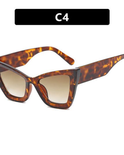Demure Large Frame Cat Eye  Sunglasses