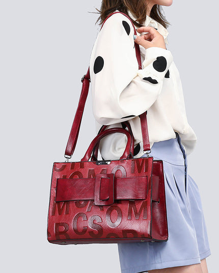 Luxury Demure Quality Leather Women Shoulder Crossbody