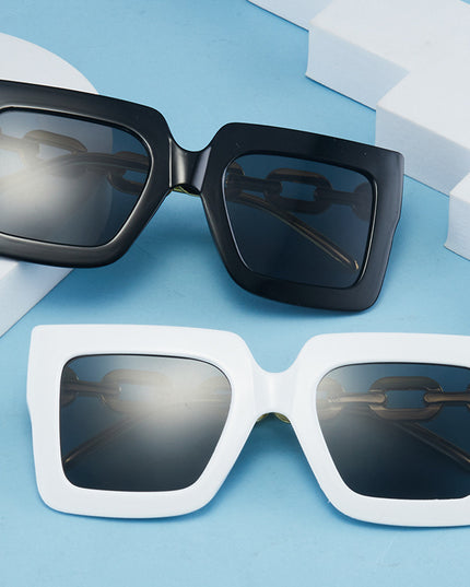 demure Square Chain Sunglasses for women