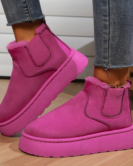 Demure savage Winter Snow Boots Fashion  Thick-soled Cotton