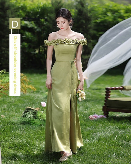 Jadore demure Green Bridesmaid Dress