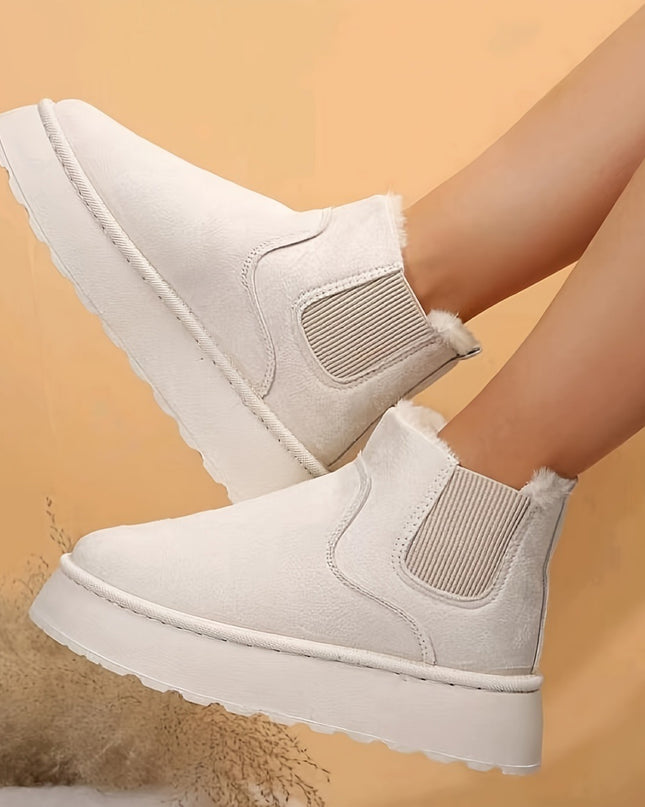 Demure savage Winter Snow Boots Fashion  Thick-soled Cotton