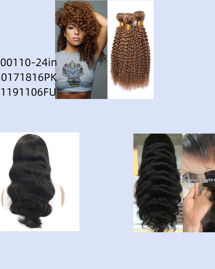 Fashionly demure kinky curly wave human hair